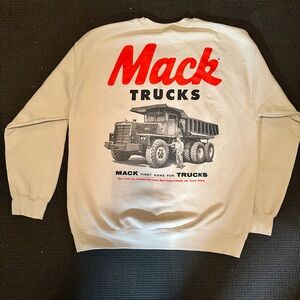 Mack Trucks crewneck size large
